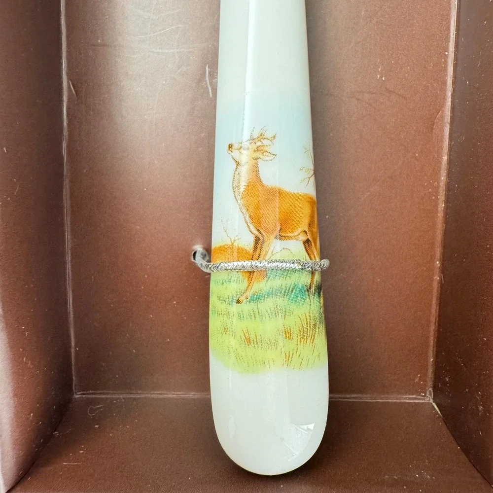 Spode Woodland Deer Cake Server Slice 10